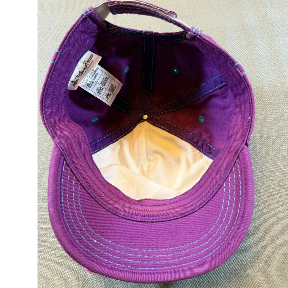 Disney Purple Plaid Mickey Mouse Baseball Cap